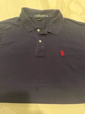 U.S. Polo Assn. Navy Polo with Red Pony Logo